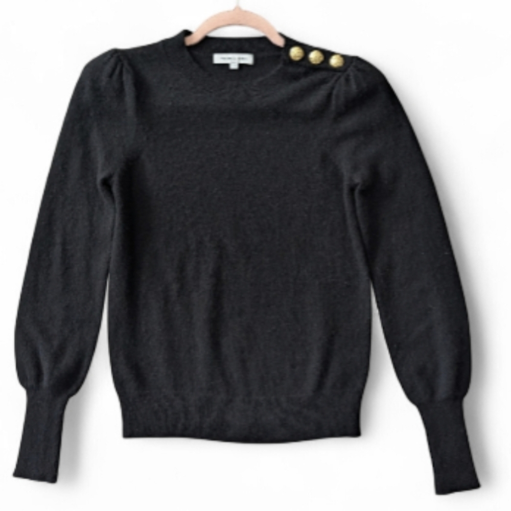 Veronica Beard - Nelia Cashmere Sweater - Black - XS - - Picture 5 of 12